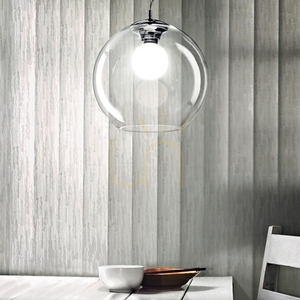 Pendelleuchte Ideallux Nemo SP1 D40 Fumé Glas Chrom E27 094229 small 2