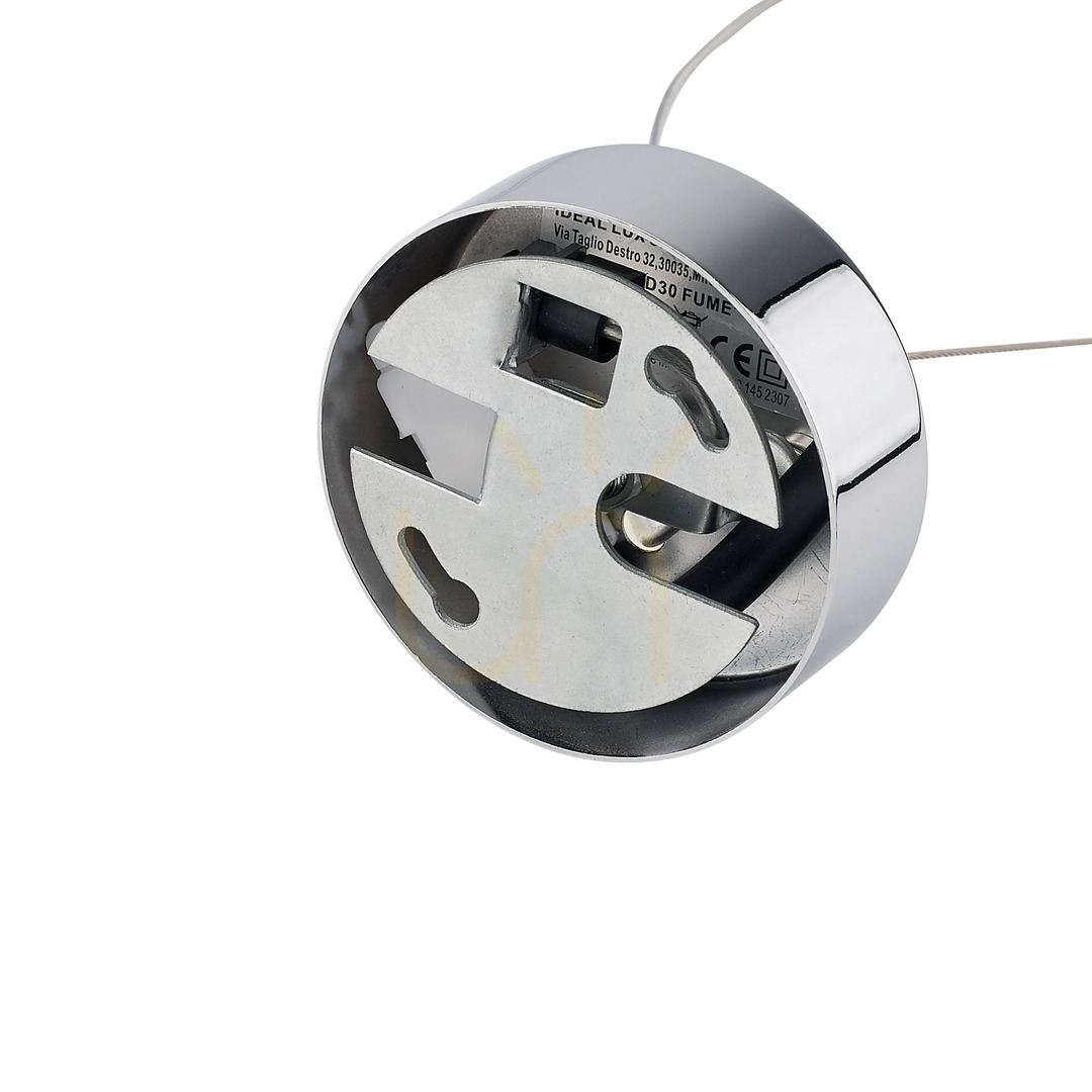 Vorschau Pendelleuchte Ideallux NEMO SP1 D50 Fumé Glas Metall E27 50 cm 094137 Pendelleuchte Ideallux NEMO SP1 D50 Fumé Glas Metall E27 50 cm 094137