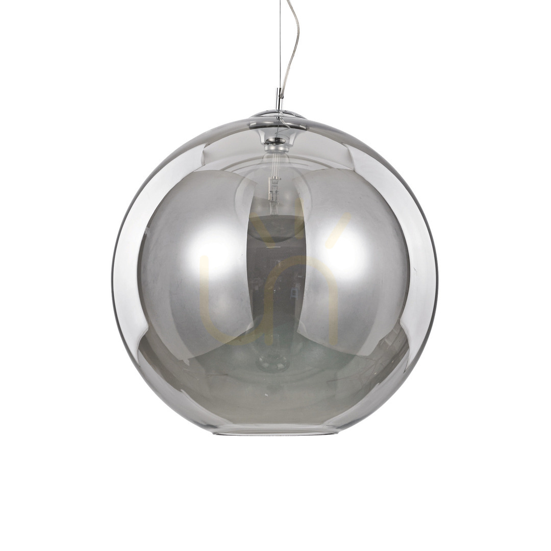 Prüfen Pendelleuchte Ideallux NEMO SP1 D50 Fumé Glas Metall E27 50 cm 094137 Pendelleuchte Ideallux NEMO SP1 D50 Fumé Glas Metall E27 50 cm 094137