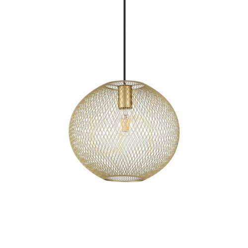 Prüfen Pendelleuchte Ideallux NET SP1 D29 Gold E27 313771