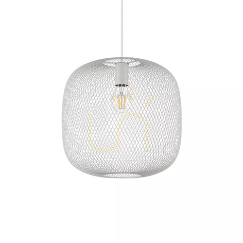 Prüfen Pendelleuchte Ideallux Net SP1 D34 weiß E27 328133