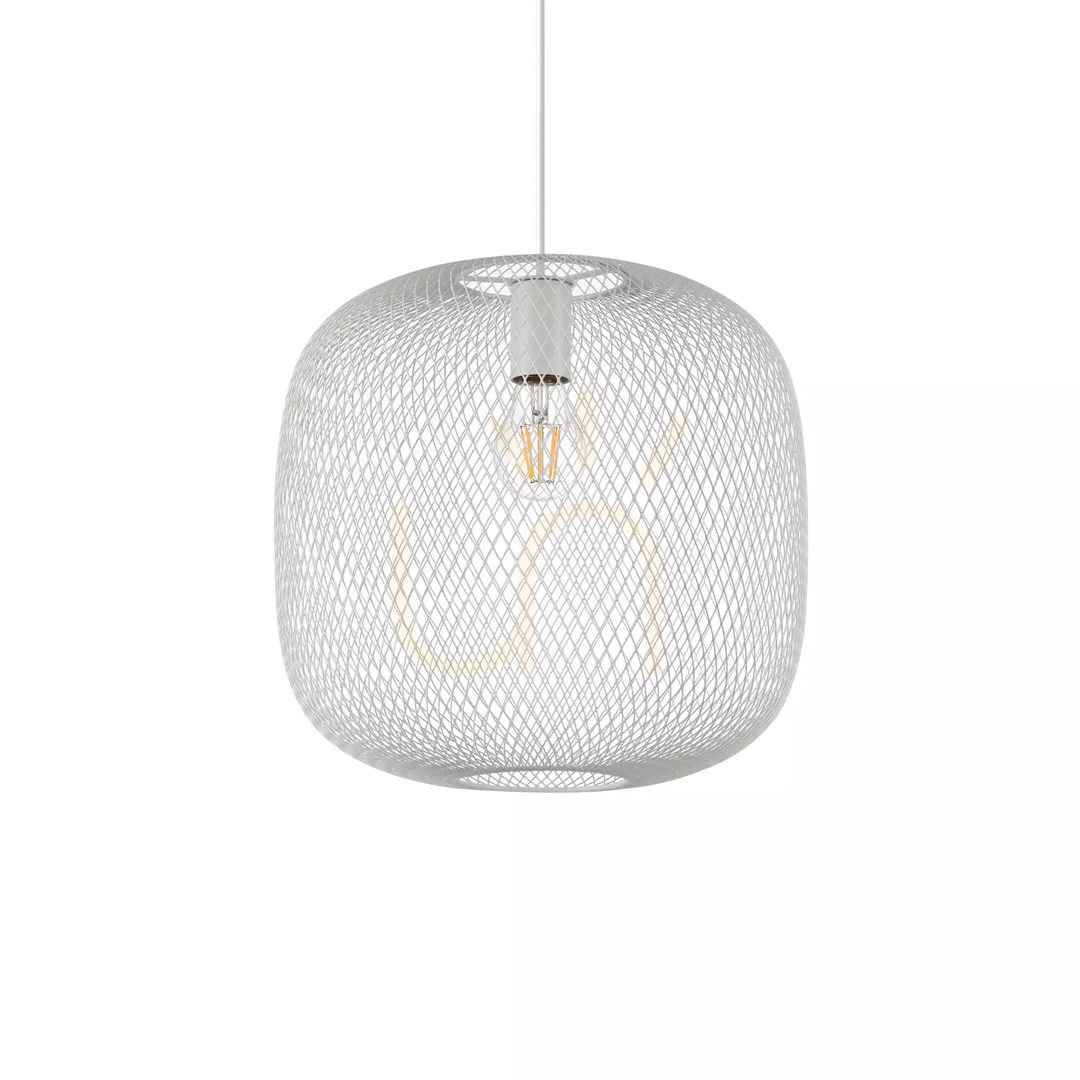 Aussicht Pendelleuchte Ideallux Net SP1 D34 weiß E27 328133 Pendelleuchte Ideallux Net SP1 D34 weiß E27 328133