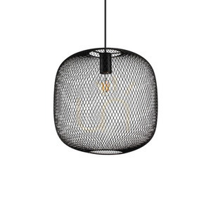 Pendelleuchte Ideal Lux Net SP1 D34 Nero Gold 328126 E27 34 cm small 0