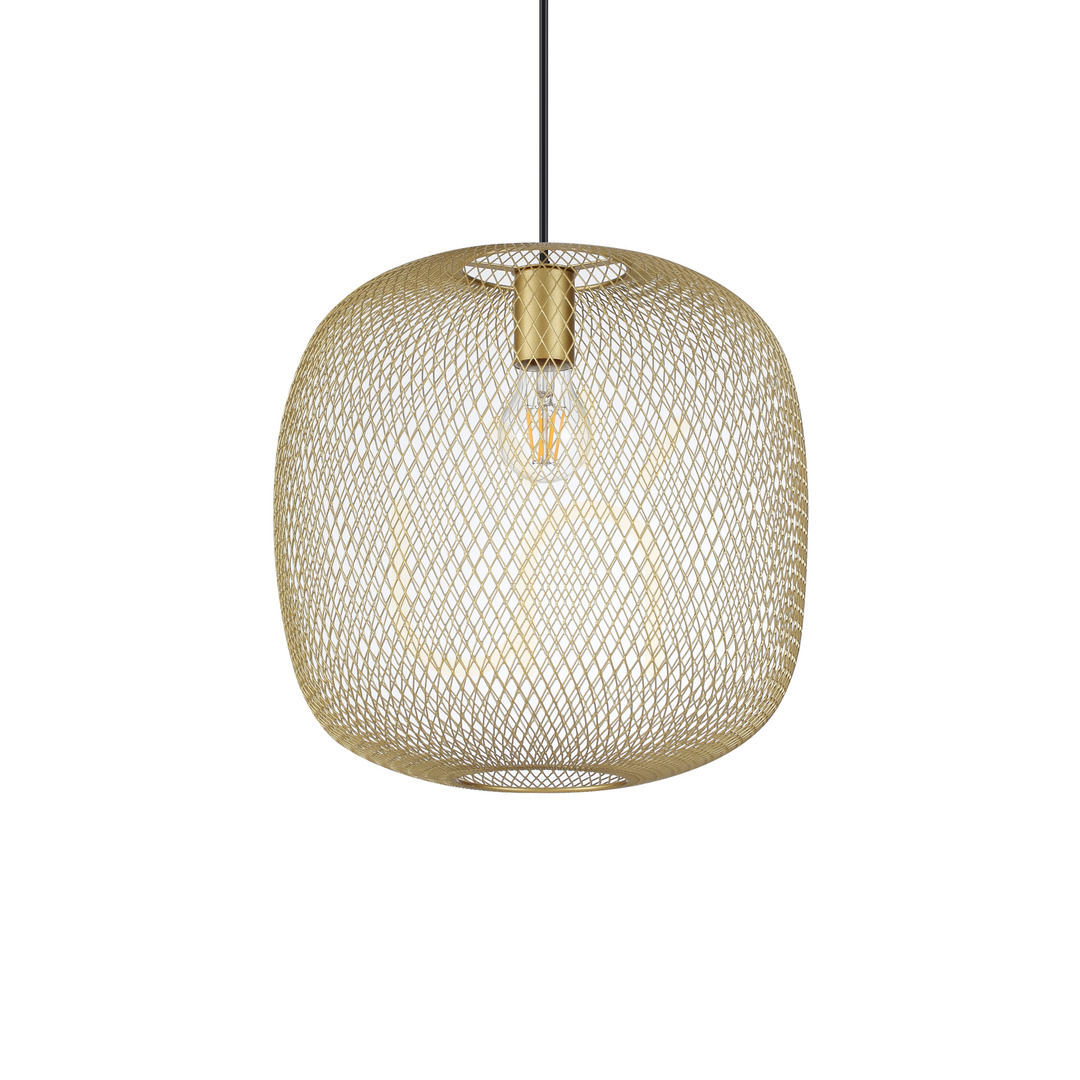 Prüfen Pendelleuchte Ideallux Net SP1 D34 schwarz gold E27 34 cm 317281 Pendelleuchte Ideallux Net SP1 D34 schwarz gold E27 34 cm 317281