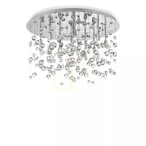 Prüfen Plafond Ideallux NEVE PL8 Cromo chrom 8-flammig G9 022222