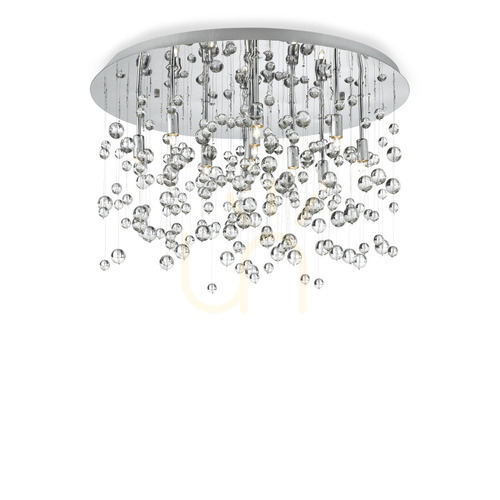 Prüfen Plafond Ideallux NEVE PL8 Cromo chrom 8-flammig G9 022222