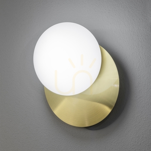 Prüfen Wandleuchte Ideallux NINFEA AP1 Ottone Messing GX53 293646