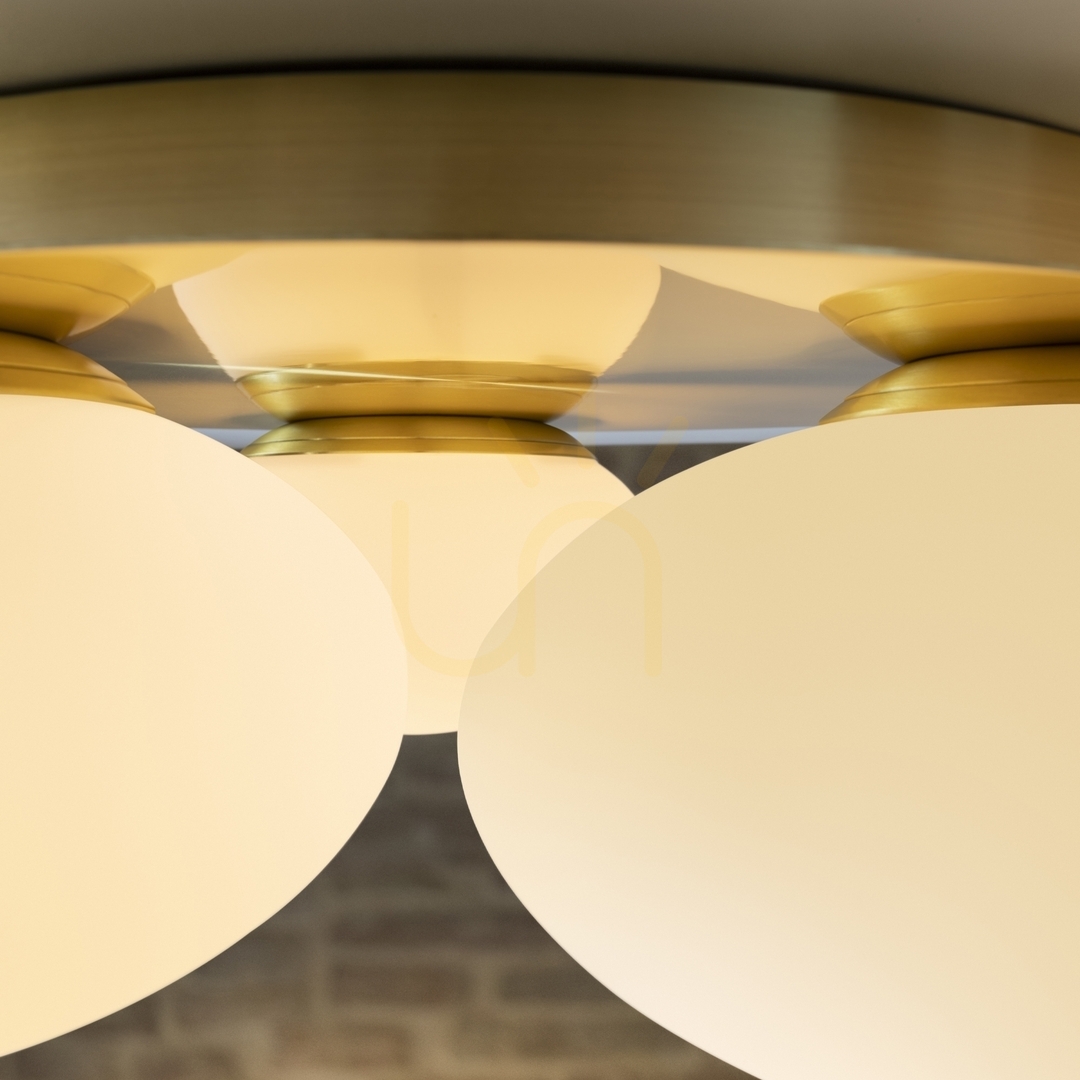 Anzeige Plafond Ideallux Ninfea PL3 Bianco weiß Metall Glas GX53 306964 Plafond Ideallux Ninfea PL3 Bianco weiß Metall Glas GX53 306964
