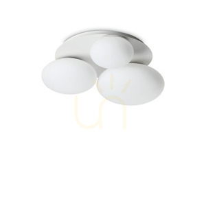 Plafond Ideallux Ninfea PL3 Bianco weiß Metall Glas GX53 306964 0 Plafond Ideallux Ninfea PL3 Bianco weiß Metall Glas GX53 306964 small 0
