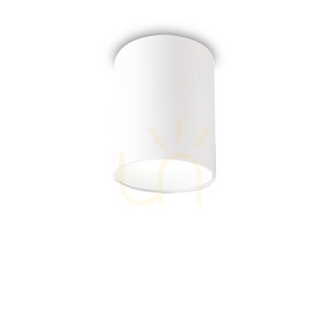 Plafond Ideallux NITRO PL ROUND D08 weiß LED 10W 3000K Aluminium 205991 small 0