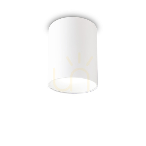 Prüfen Plafond Ideallux Nitro PL Round D09 weiß LED 15W 3000K 205977
