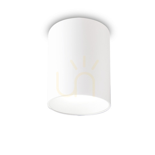 Prüfen Plafond Ideallux NITRO PL ROUND D10 weiß LED 25W 3000K 319568