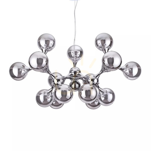 Prüfen Pendelleuchte Ideallux Nodi SP15 Cromo chrom 15-flammig E14 200491