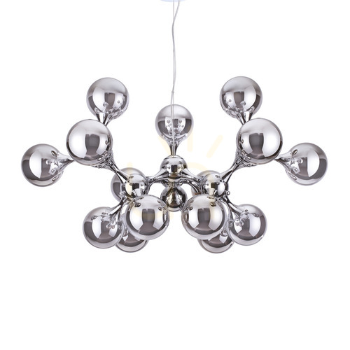 Prüfen Pendelleuchte Ideallux Nodi SP15 Cromo chrom 15-flammig E14 200491