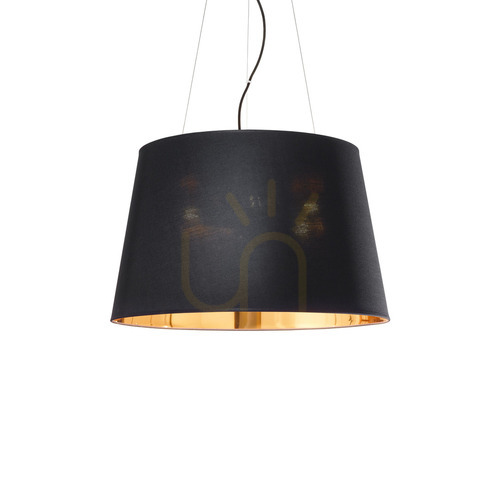 Prüfen Pendelleuchte Ideallux NORDIK SP6 schwarz Stoff 60 cm 6xE27 161662