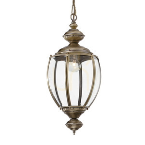 Pendelleuchte Ideallux Norma SP1 Champagner Messing Glas E27 25 cm 005911 small 0