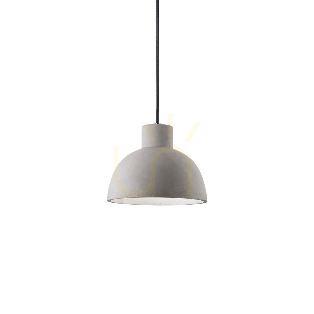 Prüfen Pendelleuchte Ideallux OIL SP1 grau Beton E27 129082 Pendelleuchte Ideallux OIL SP1 grau Beton E27 129082