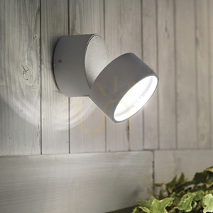 Außenwandleuchte Ideallux OMEGA Round anthrazit LED 7W 4000K 285467 2 Außenwandleuchte Ideallux OMEGA Round anthrazit LED 7W 4000K 285467 small 2