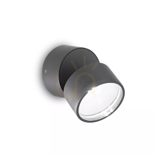 Prüfen Außenwandleuchte Ideallux OMEGA ROUND AP weiß LED 3000K 7W 285474