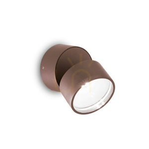 Außenwandleuchte Ideallux OMEGA Round Coffee 7W 4000K braun IP54 285498 0 Außenwandleuchte Ideallux OMEGA Round Coffee 7W 4000K braun IP54 285498 small 0