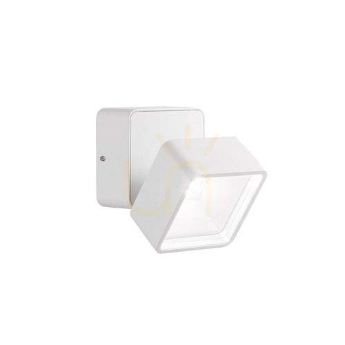 Prüfen Außenwandleuchte Ideallux OMEGA Square AP Bianco weiß LED 7W 4000K 285528