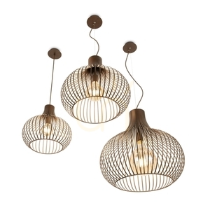 Pendelleuchte Ideallux ONION SP1 D38 Braun E27 205298 small 3