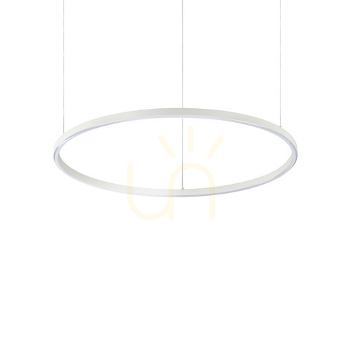 Prüfen Pendelleuchte Ideallux Oracle Slim D70 rund weiß LED 3000K 37W 229485