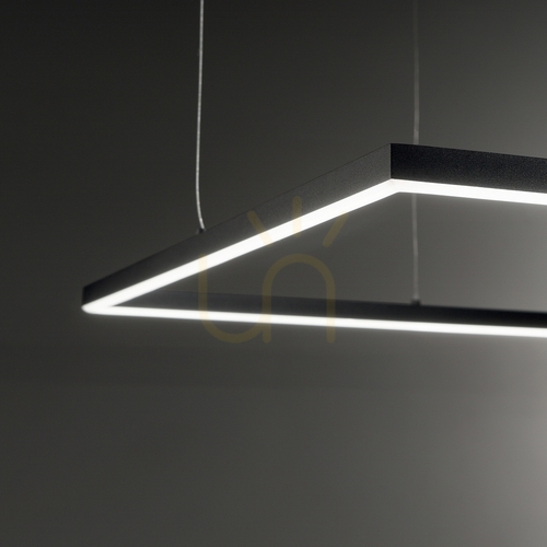 Prüfen Pendelleuchte Ideallux Oracle Slim D70 Square LED 3000K schwarz 259185