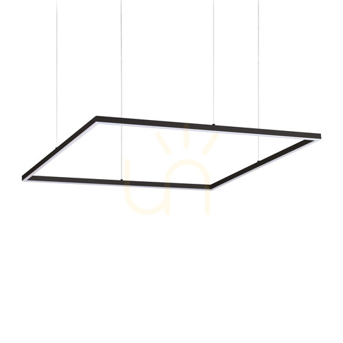 Prüfen Pendelleuchte Ideallux Oracle Slim D90 Square LED 3000K schwarz 259208