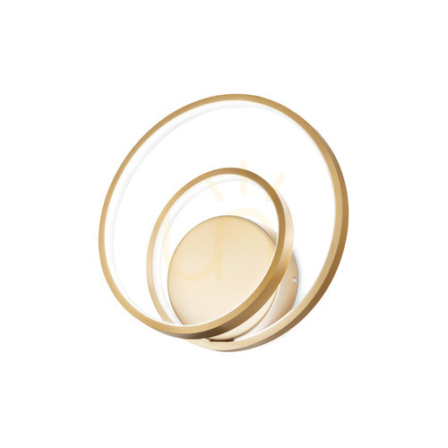 Prüfen Wandleuchte Ideallux OZ AP Messing LED 3000K 26W 269405