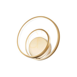 Wandleuchte Ideallux OZ AP Messing LED 3000K 26W 269405 small 0