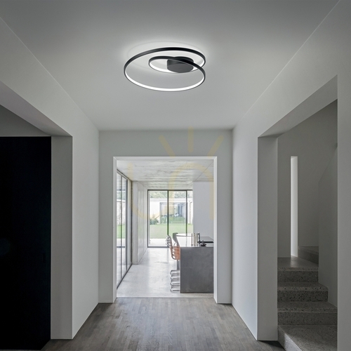 Prüfen Plafond Ideallux OZ 60 cm Messing LED 47W 3000K 269429