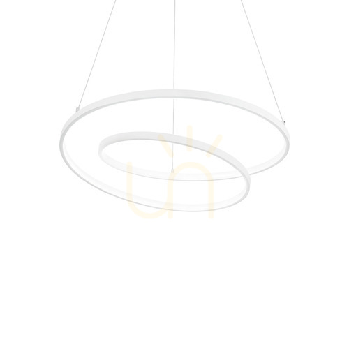 Prüfen Pendelleuchte Ideallux OZ SP D60 DALI weiß LED 60 cm 304540