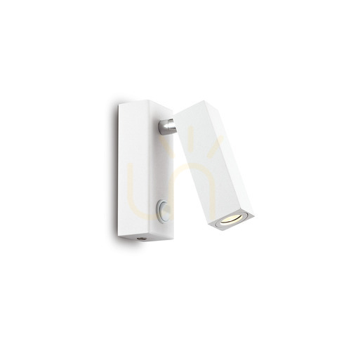 Prüfen Wandleuchte Ideallux PAGE AP SQUARE BIANCO weiß LED 3W Metall 142258