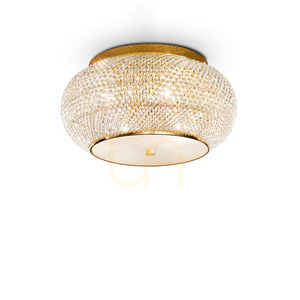 Plafond Ideallux Pasha PL6 Oro Gold Kristall 40 cm 100807 0 Plafond Ideallux Pasha PL6 Oro Gold Kristall 40 cm 100807 small 0
