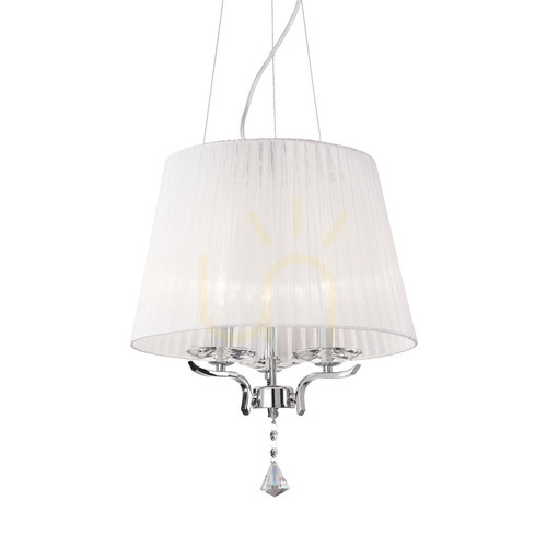 Prüfen Pendelleuchte Ideallux Pegaso SP3 Bianco weiß 3-flammig Ø40 cm E14 059235