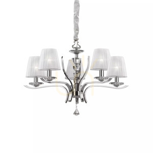 Pendelleuchte Ideallux Pegaso SP5 Bianco Weiß 5-flammig 066448 small 1