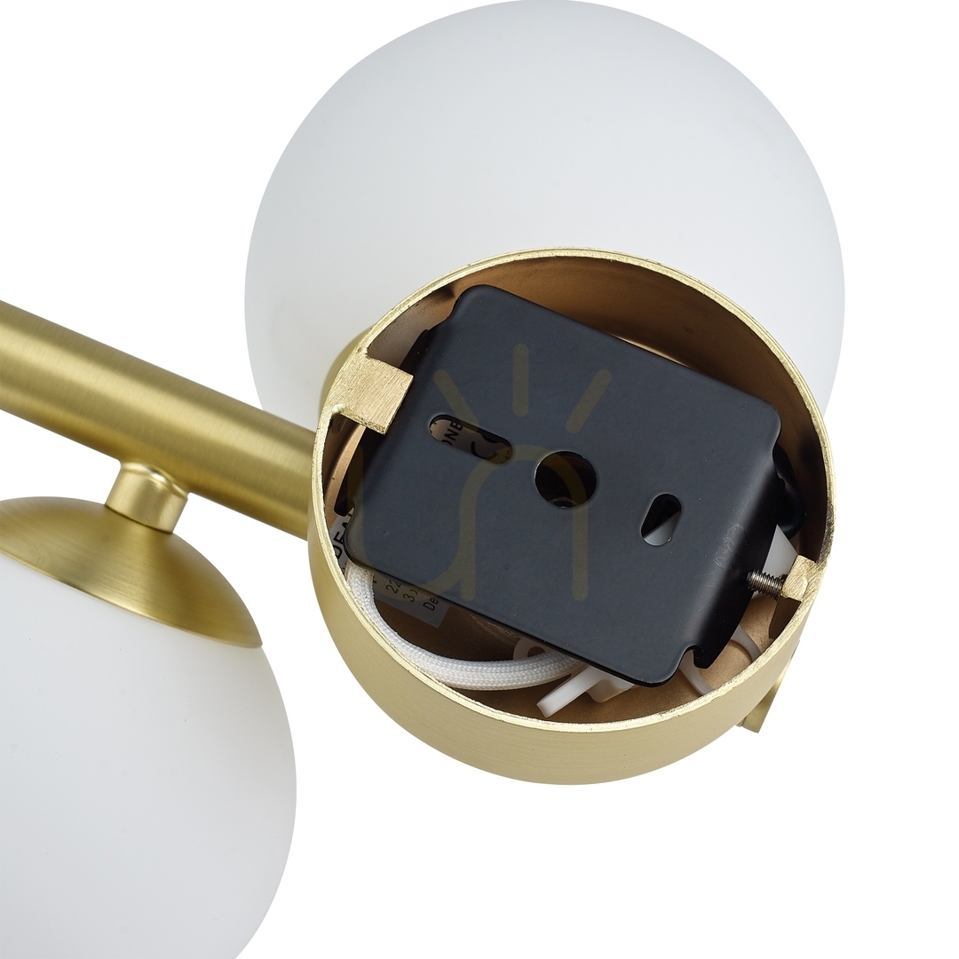 Zeige Wandleuchte Ideallux Perlage AP3 Fumé schwarz Glas Metall G9 3-flammig 271439 Wandleuchte Ideallux Perlage AP3 Fumé schwarz Glas Metall G9 3-flammig 271439