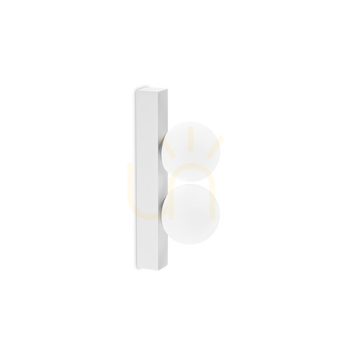 Prüfen Wandleuchte Ideallux Binomio AP2 Weiß LED 6W 328270