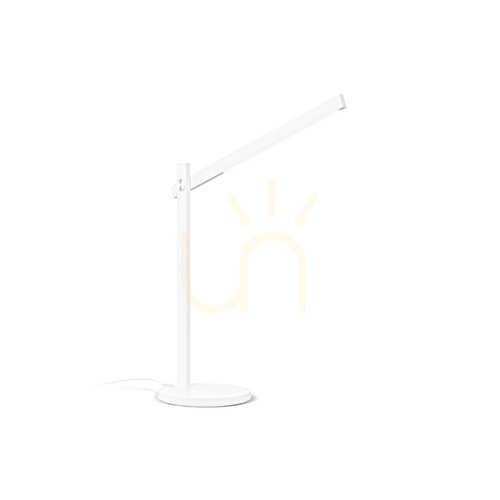 Prüfen Tischleuchte Ideallux Pivot TL Bianco Weiß LED 7W dimmbar 289168
