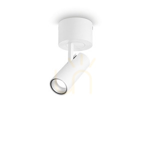 Plafond Ideallux PLAY weiß LED 7W Aluminium 7 cm 258287 small 0