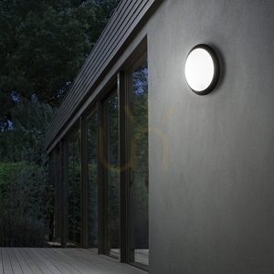 Außenwandleuchte Ideallux Polar AP1 Nero schwarz E27 30 cm 096674 small 2