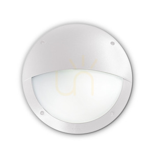 Außenwandleuchte Ideallux Polar AP1 Bianco weiß E27 096681 small 0