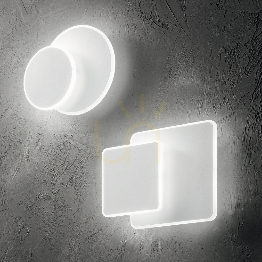 Aussicht Wandleuchte Ideallux POUCHE AP SQUARE weiß LED 15W Metall 259352 Wandleuchte Ideallux POUCHE AP SQUARE weiß LED 15W Metall 259352