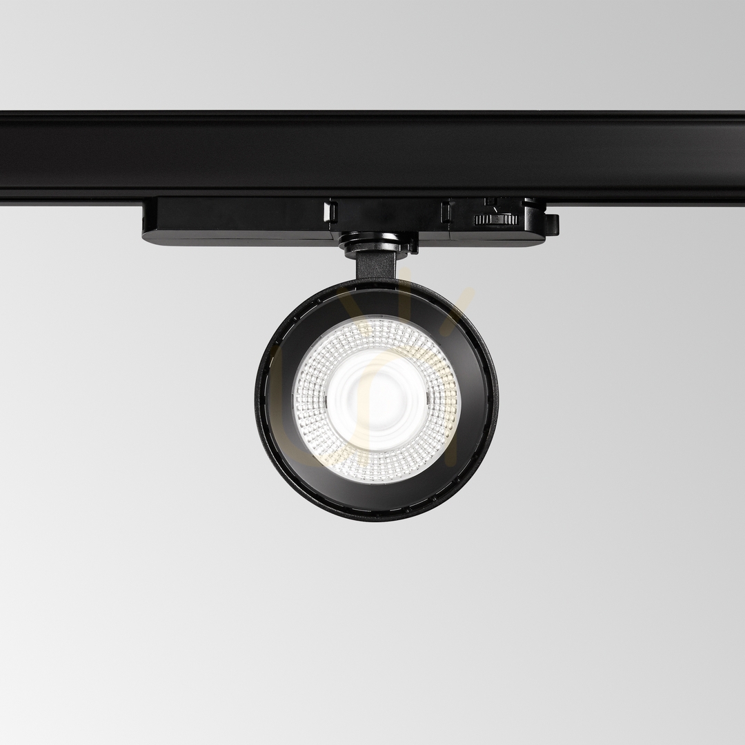 Anzeige Schienenleuchte Ideallux POV Track Round schwarz 22W 296333 Schienenleuchte Ideallux POV Track Round schwarz 22W 296333