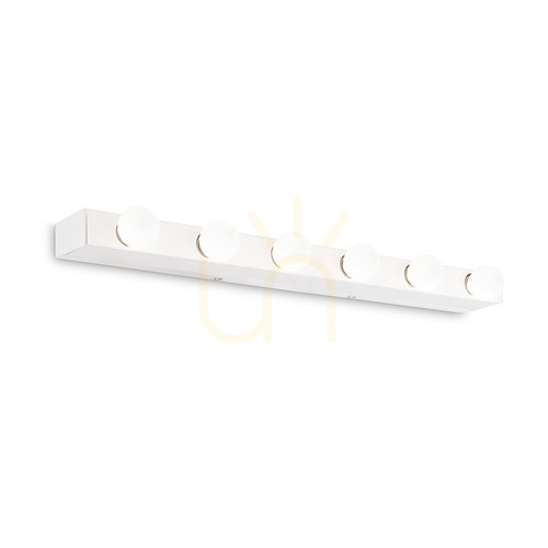 Prüfen Wandleuchte Ideallux Prive AP6 Bianco weiß 6-flammig Metall E14 159423