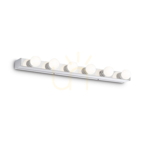 Prüfen Wandleuchte Ideallux Prive AP6 Chrom 6-flammig E14 045627
