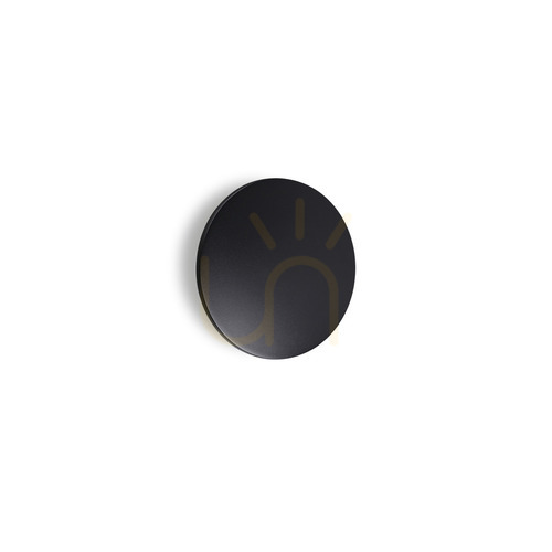 Prüfen Außenwandleuchte Ideallux Punto D24 schwarz LED 12W IP54 328546