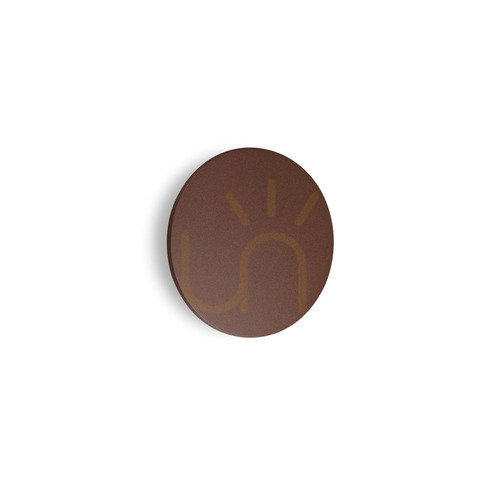 Prüfen Außenwandleuchte Ideallux PUNTO AP D30 Coffee braun LED 16W 328560