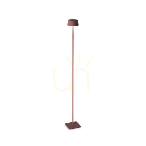Prüfen Außenstehleuchte Ideallux PURE PT Coffee Braun LED 1,5W dimmbar 328508